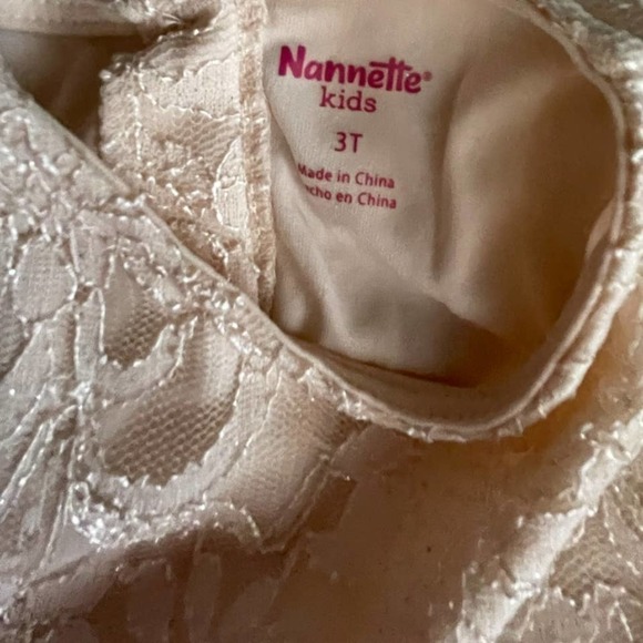 NANNETTE Kids Special Occasion Formal Dress Size 3T - Picture 4 of 6